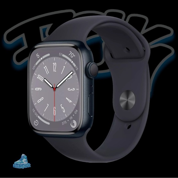 Preowned Apple Watch Series 8, 45 mm includes original box, one new strap - Picture 1 of 8